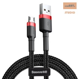 KABEL BASEUS CAFULE MICRO USB 1.5A 2M RED/BLACK