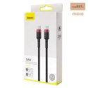 KABEL BASEUS CAFULE PD USB FOR TYPE-C/C 2M 100W 5A RED/BLACK