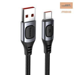 KABEL BASEUS FLASH MULTIPLE FAST CHARGE TYPE-C 5A 1M GRAY