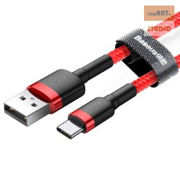 KABEL BASEUS KEVLAR USBforTYPE-C RED/RED 2A, 2M // CAFULE