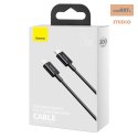 KABEL BASEUS SUPERIOR SERIES 20W PD 1M USB-C/LIGHTNING BLACK/CZARNY