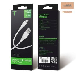 KABEL T-PHOX NATURE TYPE-C WHITE 1.2M 3A