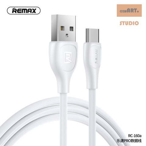 KABEL TYPE-C REMAX LESU PRO BIAŁY RC-160a 1M 2.1A