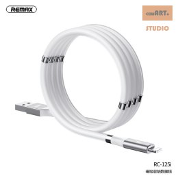 KABEL Z MAGNESAMI REMAX LIGHTNING BIAŁY RC-125i