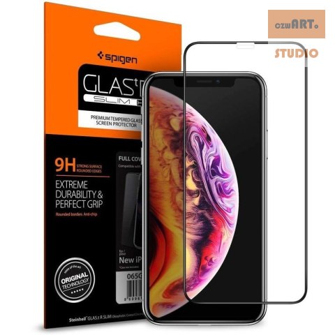 SPIGEN GLASS FC iPHONE 11 BLACK