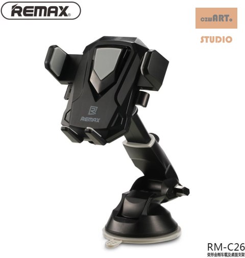 UCHWYT SAM REMAX RM-C26 czarno-szary BLACK/GREY