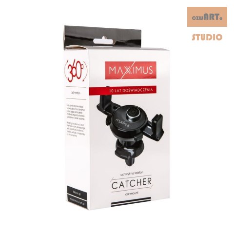UCHWYT SAMOCHODOWY MAXXIMUS CATCHER czarny, do kratki, samozamykający UCHWYT SAMOCHODOWY MAXXIMUS CATCHER czarny, do kratki, samozamykający