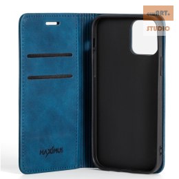 WALLET MX VIP SAMSUNG A21S MAGNETIC, BLUE / GRANATOWY