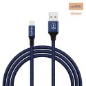 KABEL T-PHOX SPEED LIGHTNING BLUE 2.4A ; ALUMINIUM ALLOY+WOVEN FABRIC