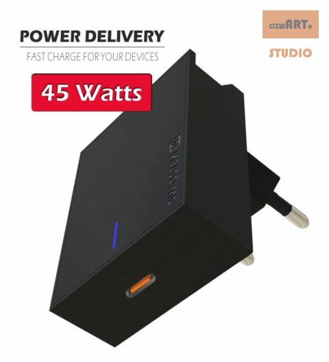 ŁAD SIEC SWISSTEN 45W PD BLACK