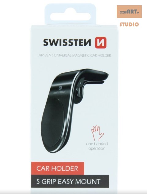 UCHWYT SWISSTEN MAGNETIC EASY MOUNT BLACK