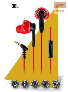JBL zest słuch YURBUDS INSPIRE 300 black/red