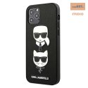 KARL LAGERFELD IPHONE 12/12 PRO ICONIC KARL&CHOUPETTE KLHCP12MSAKICKCBK CZARNY