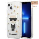 KARL LAGERFELD IPHONE 13 MINI FLOWER ICONC KLHCP13SHFLT TRANSPARENT