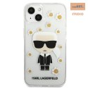 KARL LAGERFELD IPHONE 13 MINI FLOWER ICONC KLHCP13SHFLT TRANSPARENT