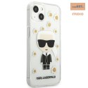 KARL LAGERFELD IPHONE 13 MINI FLOWER ICONC KLHCP13SHFLT TRANSPARENT