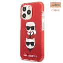 KARL LAGERFELD IPHONE 13 PRO ICONIC KARL&CHOUPETTE KLHCP13LTPE2TR RED