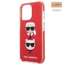 KARL LAGERFELD IPHONE 13 PRO ICONIC KARL&CHOUPETTE KLHCP13LTPE2TR RED