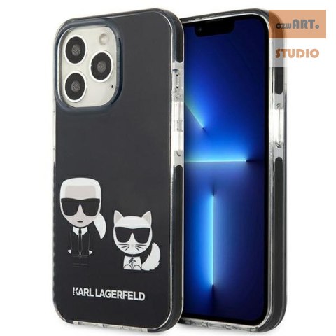 KARL LAGERFELD IPHONE 13 PRO KARL& CHOUPETTE KLHCP13LTPEKCK CZARNY/BLACK