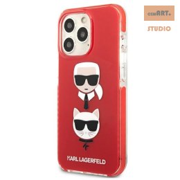 KARL LAGERFELD IPHONE 13 PRO MAX ICONIC KARL&CHOUPETTE KLHCP13XTPE2TR RED