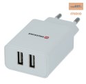 ŁAD SIEC SWISSTEN SMART IC 2,1A WHITE 2X USB