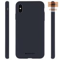 MERCURY SILICONE CASE SAMSUNG A03S BLACK / CZARNY