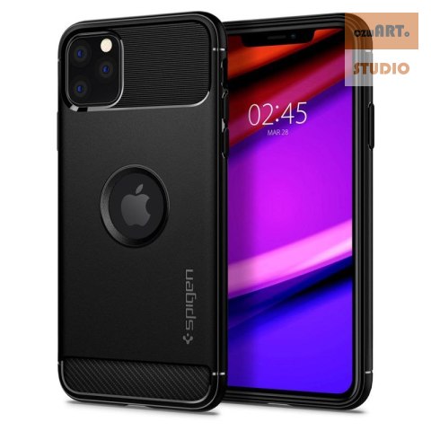 SPIGEN RUGGED ARMOR iPHONE 11 PRO MATTE BLACK