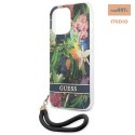 GUESS IPHONE 13 PRO FLOWER STRAP GUHCP13LHFLSB NIEBIESKI/BLUE