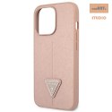 GUESS IPHONE 13 PRO MAX SAFFIANO TRIANGLE LOGO GUHCP13XPSATLP RÓŻOWY/PINK