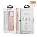 GUESS IPHONE 13 PRO MAX SAFFIANO TRIANGLE LOGO GUHCP13XPSATLP RÓŻOWY/PINK