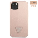 GUESS IPHONE 13 SAFFIANO TRIANGLE LOGO GUHCP13MPSATLP RÓŻOWY/PINK