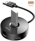 HUB BASEUS ROUND 4IN1 USB 3.0 BLACK