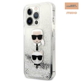 KARL LAGERFELD IPHONE 13 PRO MAX LIQUID GLITTER KARL&CHOUPETTE KLHCP13XKICGLS