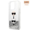 KARL LAGERFELD IPHONE 13 PRO MAX LIQUID GLITTER KARL&CHOUPETTE KLHCP13XKICGLS